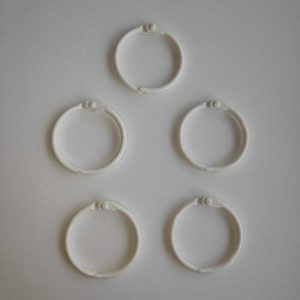 Set de anillas para encuadernar Blancas