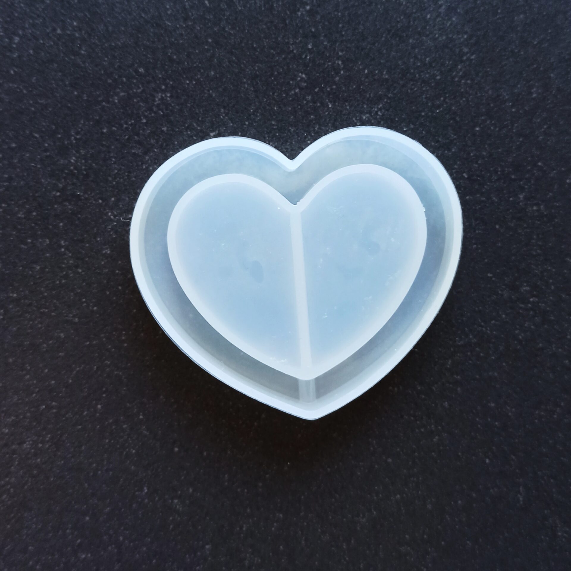Mini Molde Silicona Corazón - Moldes Silicona - Sukiscrap