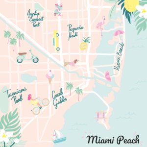 Stack Papeles Miami Peach TheMintFeather