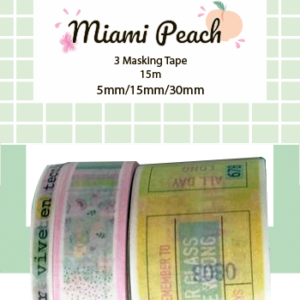 Washi Tapes Miami Peach TheMintFeather