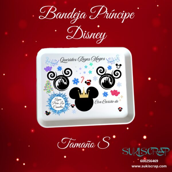 Bandejas Disney Príncipe Personalizada