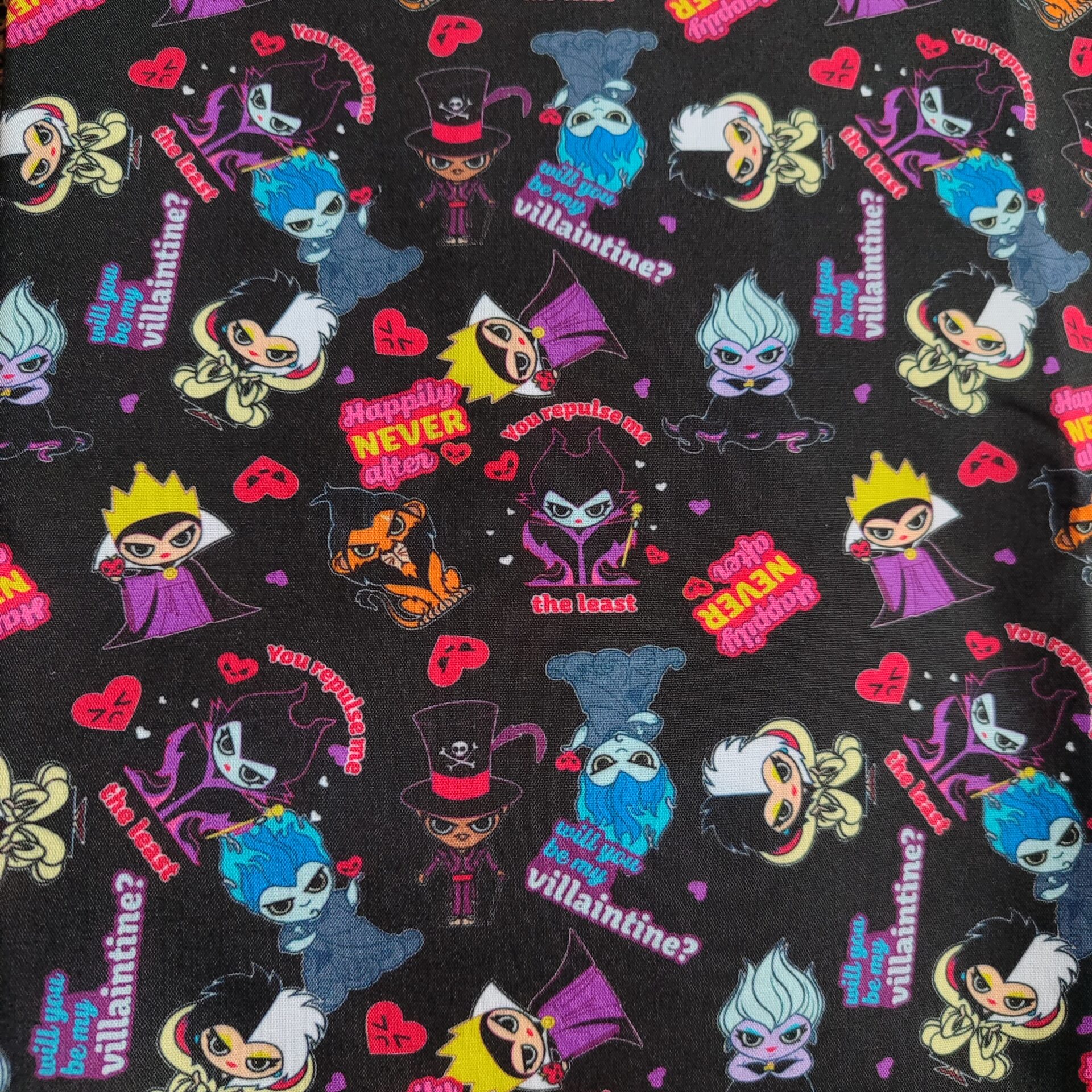 Tela villanos y villanas disney